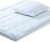 aqua-textil Soft Touch 1x Kopfkissen 80 x 80 cm Set inkl Bettdecke 4 Jahreszeiten 135 x 200 cm Winter Sommer Steppdecke