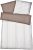 Carpe Sonno Interlock Jersey Bettwäsche 135 x 200 cm Braun Melange – Wende Bettgarnitur aus 100% Baumwolle robuster Qualitäts Reißverschluss -…