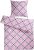 Carpe Sonno kuschelige Bettwäsche aus Biber 200 x 200 cm rosa kariert Winter Bettwäsche mit Reißverschluss aus 100% Baumwolle Flanell – Bettwäsche…