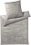 Elegante Interlock-Jersey Bettwäsche Lines 3549, Gr. 135×200 cm + 80×80 cm, Fb. 7 Granit