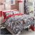 Gaveno Cavalia Bettwäsche-Set aus Polycotton, Motiv: London City, bestehend aus Bettdeckenbezug und Kissenbezug, in Grau/Rot, Mehrfarbig, Einzelbett