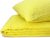 JOWOLLINA Natur Leinen Bettwäsche-Set Soft Washed Finish 180 g/m2 (Yellow, 155×220 cm, 40×80 cm)