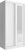 Kleiderschrank mit Spiegel Schrank Gaderobe Schiebtüren Mono (Weiß, 100 cm)