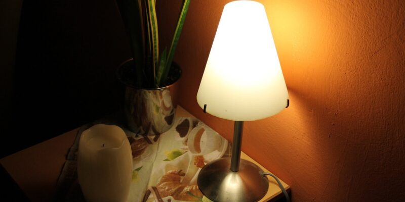 6 hochwertige Nachttischlampen mit dimmbarem Licht