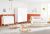 Pinolino® Babyzimmer-Komplettset »Bridge«, (Set, 3 St.), breit, groß; mit Kinderbett, Schrank und Wickelkommode; Made in Europe