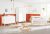 Pinolino® Babyzimmer-Komplettset »Bridge«, (Set, 3 St.), extrabreit; mit Kinderbett, Schrank und Wickelkommode; Made in Europe