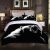 PYCXYI Bettwäsche Set 3D Gedruckt Schwarzer Tierbär 3 teilig Bettbezug Set Mit Reißverschluss Super Weiche Microfaser Bettbezug Und 2 Kissenbezüge…