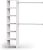 Vicco Kleiderschrank Visit 190 x 140 cm Weiß Dielenschrank Flurgarderobe – offen begehbar Kleiderständer Garderobe Diele Flur Nische…