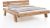 WOODLIVE Balkenbett – Massivholzbett – Premium Bett aus Holz – Stabiles und langlebiges Holzbett – Massivholz Bett Kernbuche Massiv (140 x 200 cm)