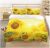 ZHLPTBKE Baumwolle Bettbezug Set mit 3 teilig – Sonnenblumen-Blumen-Romantik – Wendbares, weiches Bettbezug-Bettwäsche-Set mit Kissenbezügen 155x220cm