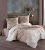 ZIRVEHOME Bed Linen 200 x 220 cm 2-Piece Set Brown 100% Cotton / Renforcé with Zip Breathable Baroque Reversible Duvet Cover with Pillowcase 80 x…